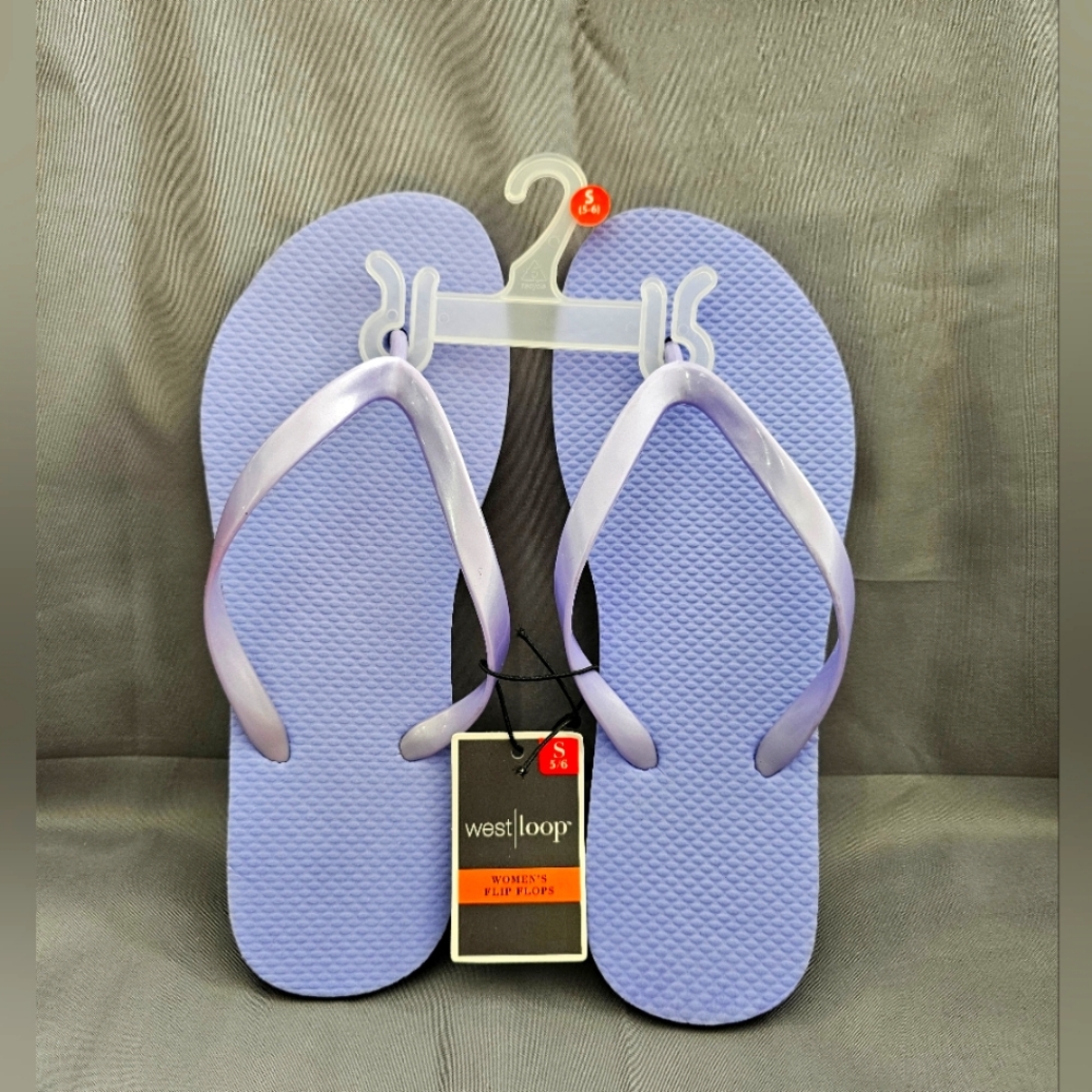 West Loop Women's Purple Flip Flops